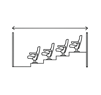 Cinema Length: Up to 68 ft